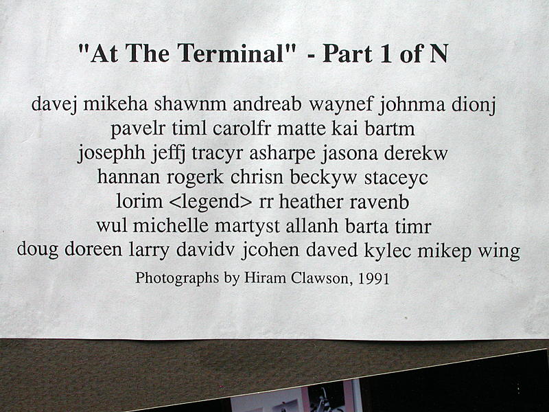 At The Terminal legend